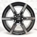 RIN 16X7 5-114.3 R1 SPORT 6072 BLACK COAT ET38 CB73.1