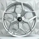 RIN 18X8.5 5-113 R1 SPORT FRRI01 SILVER MACHINE FACE ET40 CB73.1 