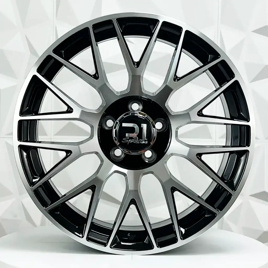 RIN 19X9.5 5-112 R1 SPORT XF013 MACHINE BLACK ET45 CB66.45