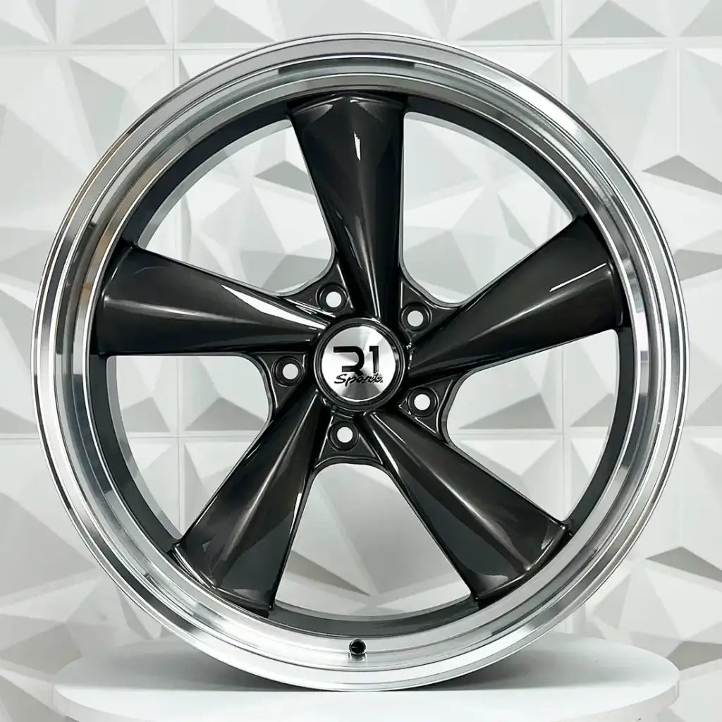 RIN 22X9 5-127 R1 SPORT SP669R MAG GREY MACHINE LIP ET15 CB78.3