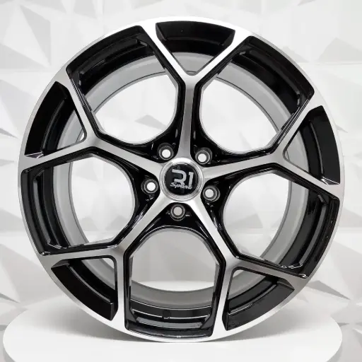 [198600] RIN 19X8.5 5-112 R1 SPORT AH2030 BLACK MACHINE FACE ET40 CB66.5