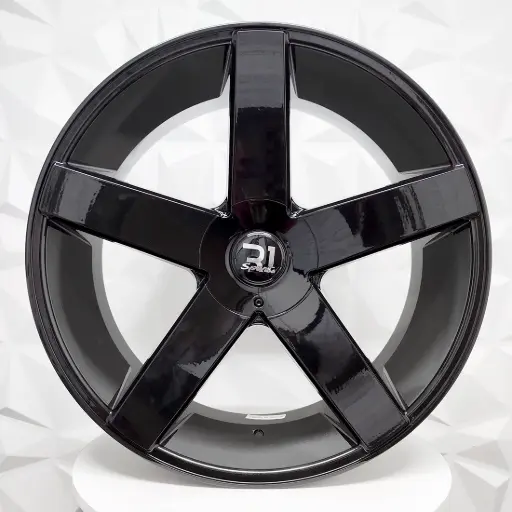 [247503] RIN 24X10 6-135/139.7 R1 SPORT 5077 GLOSS BLACK ET25 CB87.1